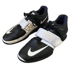 Nike Women's Romaleos 3 Hybrid Lifting Shoes Black 878557 001 Size 11.5 Flywire